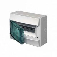 Распределительный шкаф Mistral65, 12 мод., IP65, навесной, термопласт, прозрачная дверь |  код. 1SL1212A00 |  ABB
